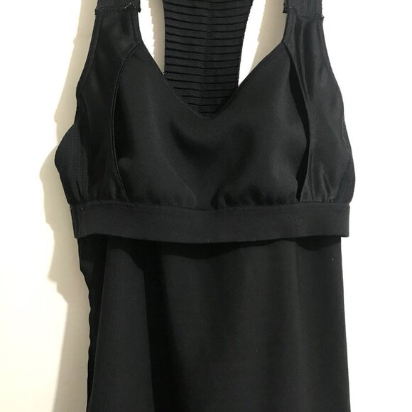 REEBOK Black Razor Back Black Tank Top Stretch - Picture 5 of 6